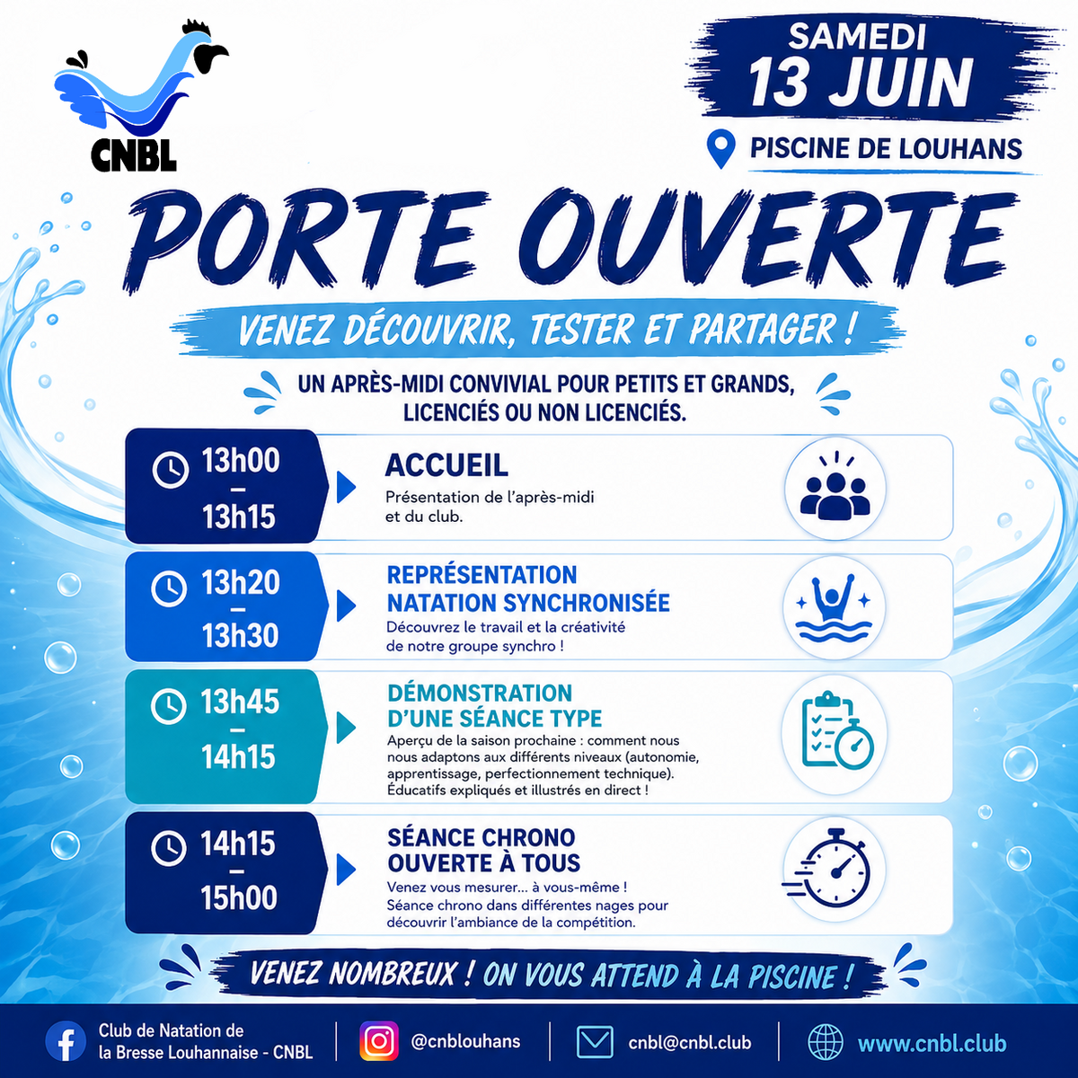 Journées portes ouvertes, le 13 juin 2026