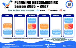 Planning Hebdo Saison 2026-2027