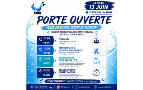 Journées portes ouvertes, le 13 juin 2026
